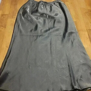 Venezia Jeans Clothing Co. Maxi Skirt Silver Size 14/16 XL